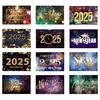 12 шт. новогодних открыток 2025 года поздравительные открытки с новым годом с конвертами