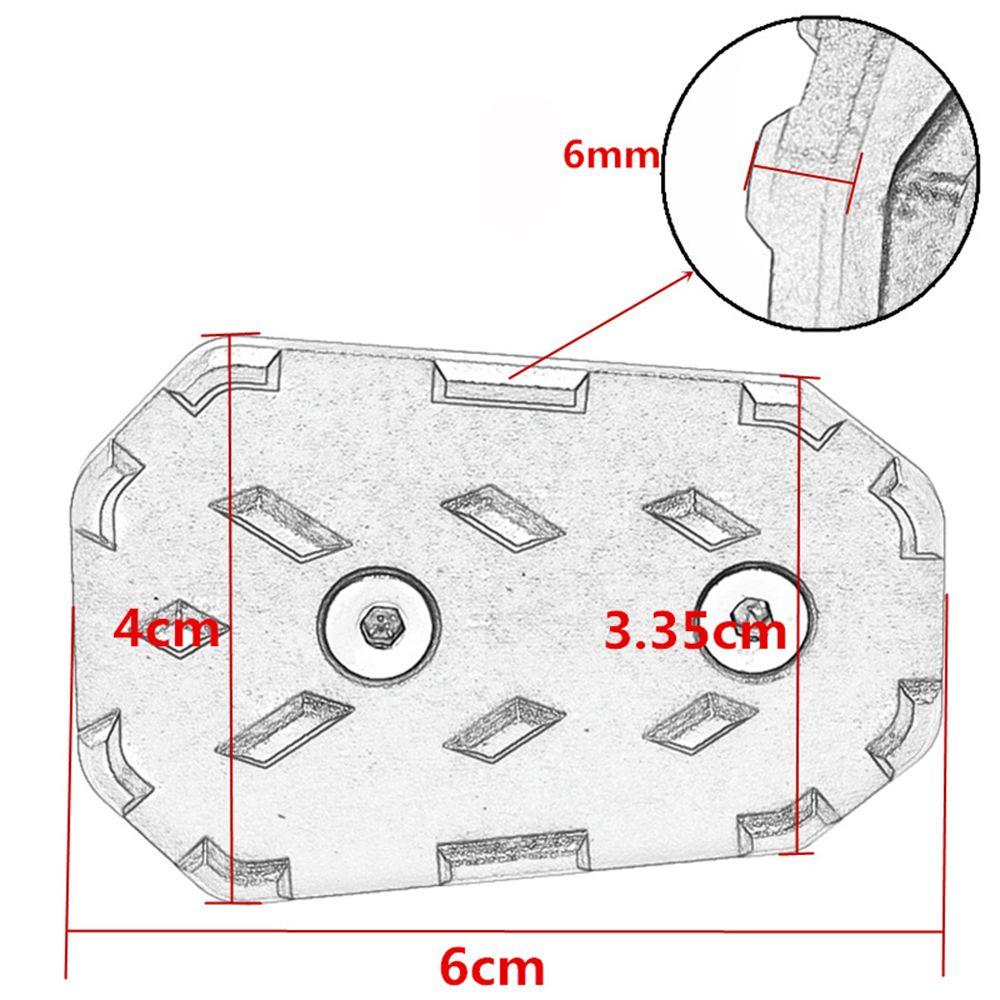 Зажимы Подставка для ног Педаль Подножка для водителя Передние и задние Большие педали Педали для мотоцикла Подножки