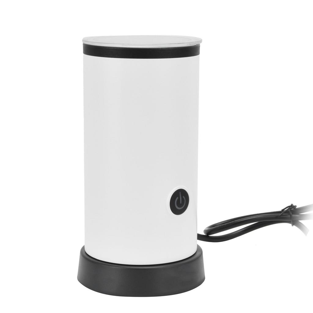 Milk Frother Mini Automatic Coffee Low Noise Foaming Machine for Cappuccino Latte Coffee White