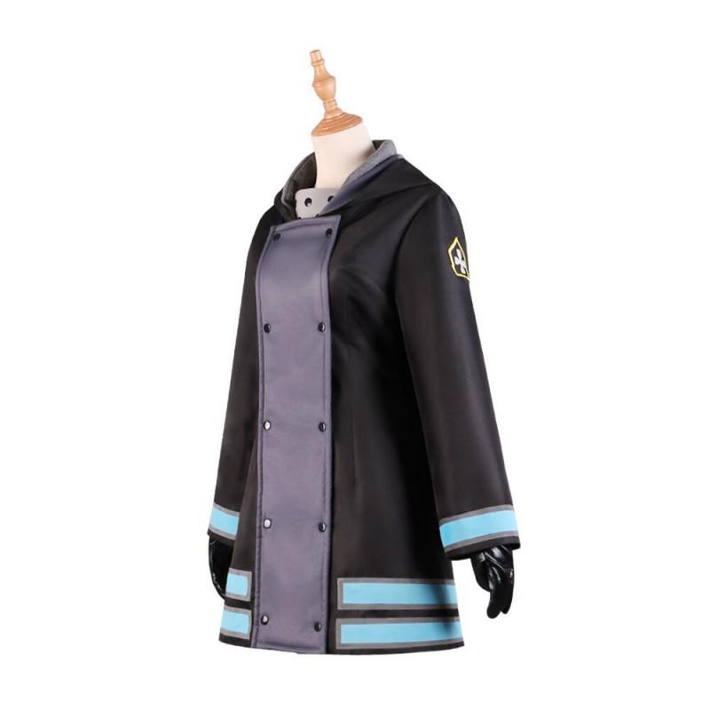 Halloween Fire Force Season 2 Winter Uniform Tamaki Kotatsu Cosplay Costume Anime Roleplay Outfit