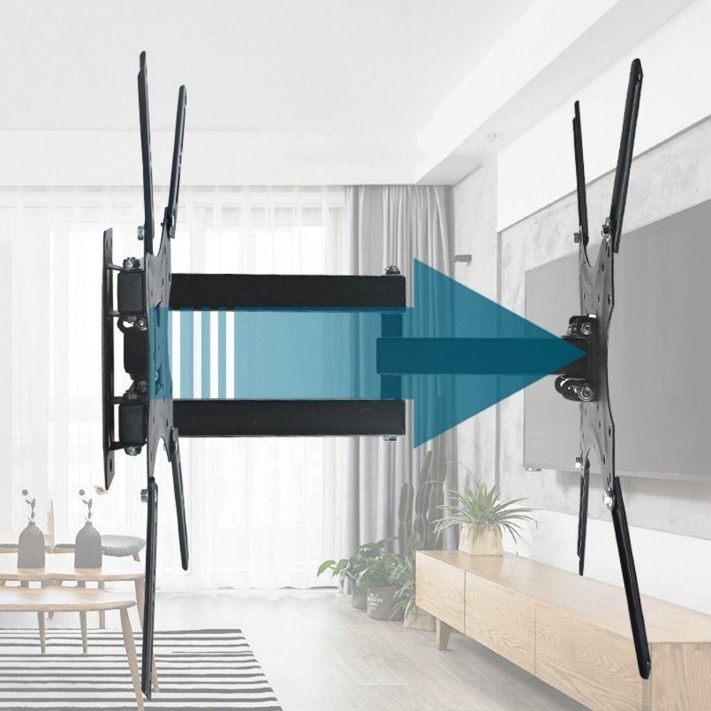 Поворотный Наклонный Вращающийся Кронштейн для ТВ-монитора Выдвижная Рука Поддержка Рамки ТВ Офисное Использование