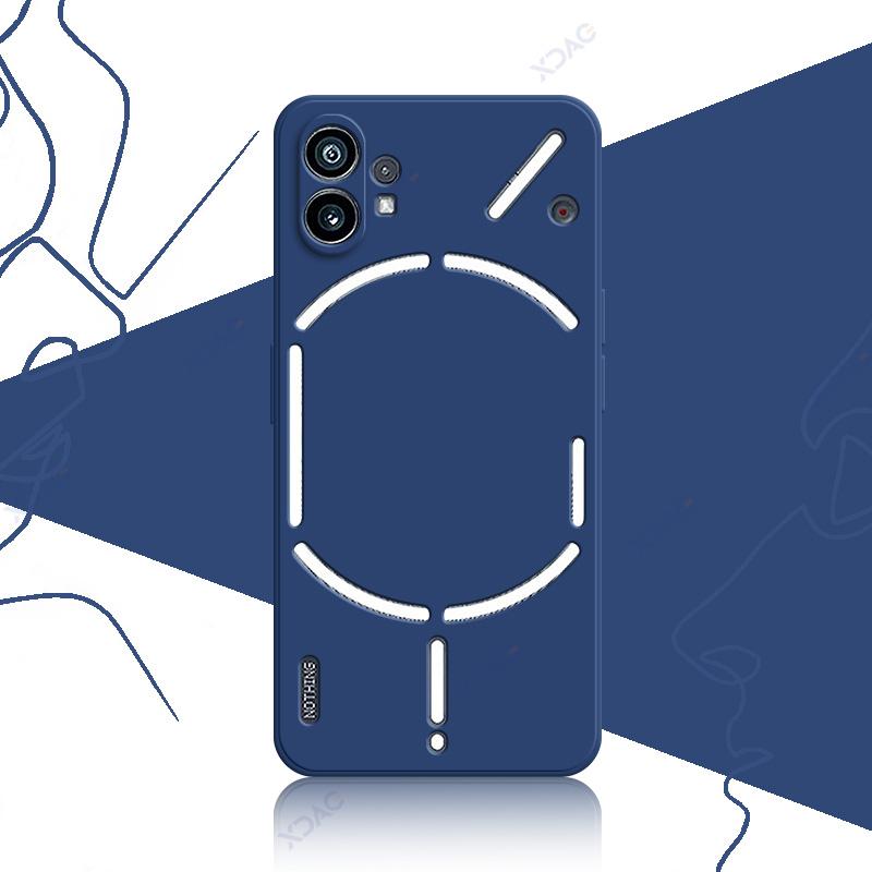 Чехол для мобильного телефона Nothing Phone 1 NothingPhone1 5G 360 Мягкий роскошный квадратный жидкий силиконовый чехол для задней панели Водонепроницаемая сумка