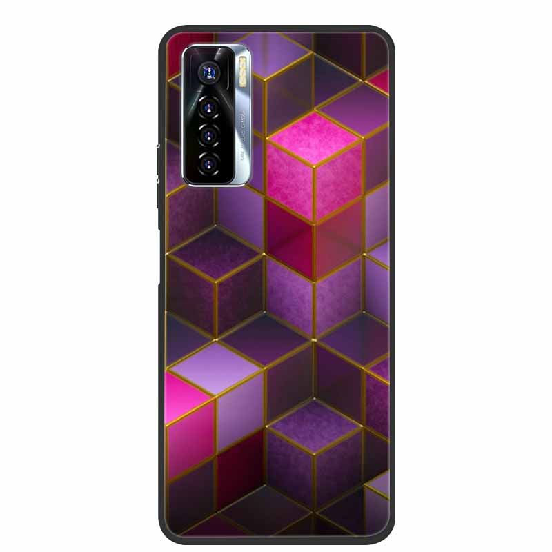 Для Tecno Camon 17 Pro Чехлы 17P 17 Мягкий ТПУ Силиконовый Чехол для Телефона для Tecno Camon 17P Задняя Крышка Бампер Fundas Camon17 CG7n Capa
