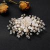 1 шт. Элегантные аксессуары для пальто в форме цветка, ювелирные изделия, роскошная брошь-булавка ручной работы с кристаллами и бусинами для женщин и девушек, цветок, жемчуг