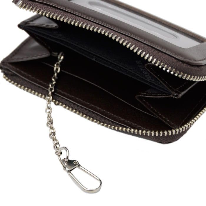 Porter Sheen Coin Pass & Case, Brown, 110-02929