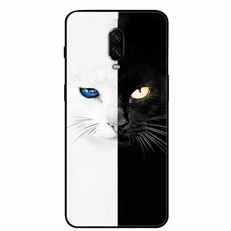 Чехол для Oneplus 6T Силиконовый Милый ТПУ Мягкая Крышка Телефона для One Plus 6 6T Защитные Задние Панели oneplus6T Милые Кошки Funda Capa