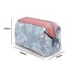 Portable Flower/Flamingo/Leaf Pattern Bag Travel Cosmetics Wash Stationery Pouch