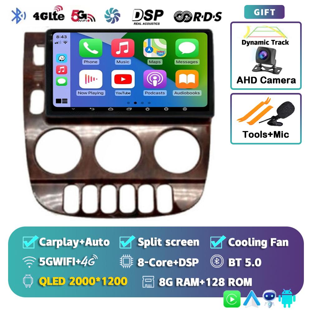 Android 13 Carplay Auto для Benz M-Class W163 ML 1997 1998 1999 2001 2002 2003 2004 2005 Автомобильный радиоприемник Мультимедийный проигрыватель Стерео DSP