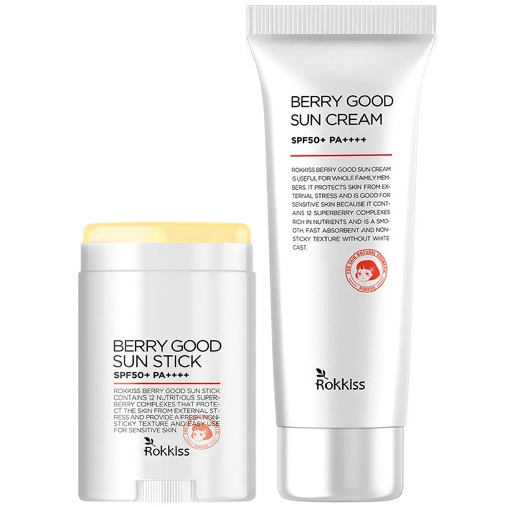 Rockies Berry Good Sun Stick 15g + Berry Good Sun Cream 50ml, 1 Set