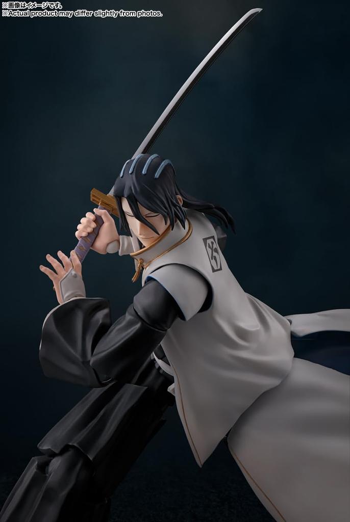TAMASHII NATIONS TAMASHII NATIONS BLEACH Тысячелетняя кровавая война Бякуя Кучики 155 мм окрашенная подвижная фигурка SHFiguarts приблизительно. АБС и ПВХ