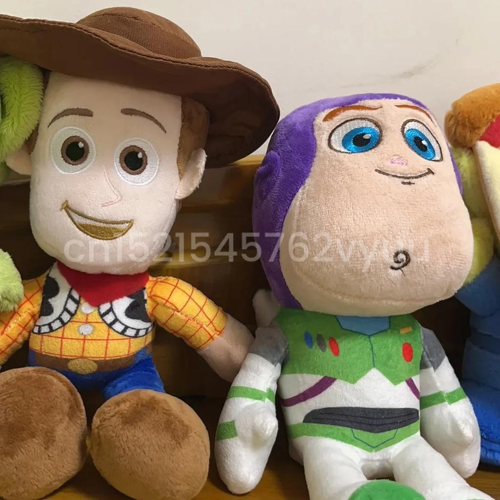 Cartoon Anime Woody Buzz Lightyear Jessie Plush Toy Story Lovely Toy Story Plushies Soft Doll Children's Room Decoration