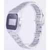 Casio Digital Stainless Steel Daily Alarm A158WA-1DF A158WA-1 Men's Watch