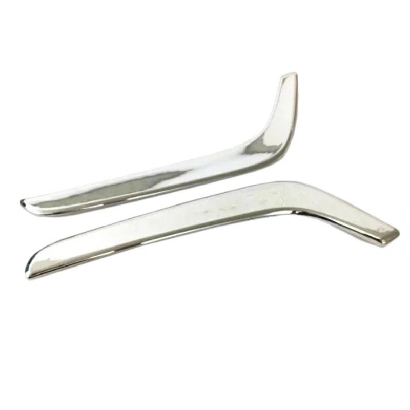 Accessories Outer Front Fog Light Lamp Eyelid Cover Decor Trim ABS For Honda CR-V 2017 2018