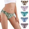 Plus Size Panties Women's Printed Seamless Underwear Women's Low-rise Briefs