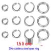 Gold-Plated Stainless Steel Jump Rings for DIY Jewelry – O-Ring Necklace & Bracelet Connectors