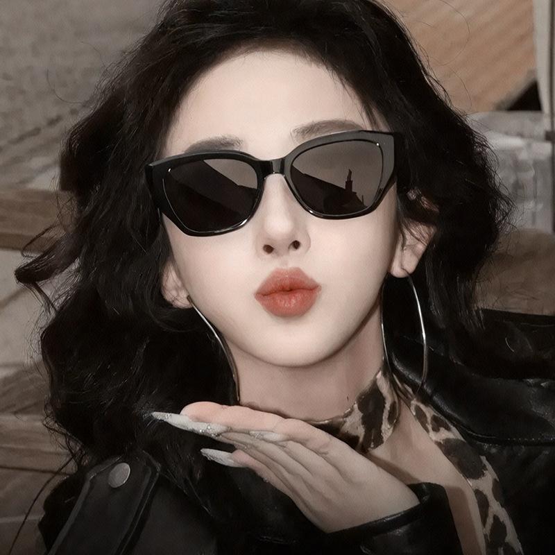 Солнцезащитные очки формы «кошачий глаз» женские, корейская мода, антибликовые, мужские очки для рыбалки и вождения, женские