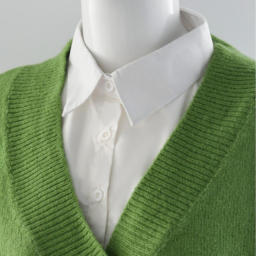 Business White Fake Collars Woman Removable Shirt Collar Insert Sweater White Lace Fake Shirt Collar Decorative