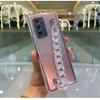 Portable Laser Crystal Hand Chain Bracelet Case Cover For Samsung Galaxy Z Fold 3 2 W21 5g Zfold 4 Fashion Cute Cover Funda