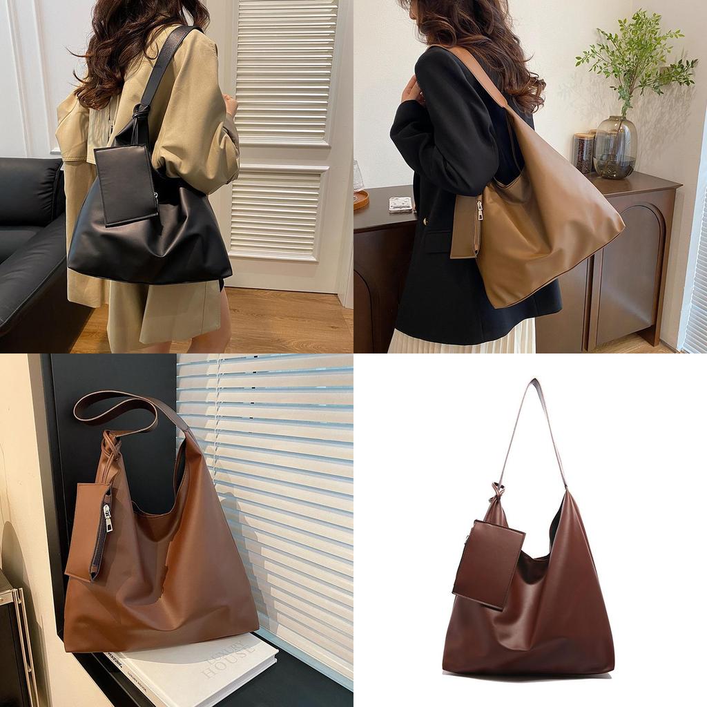 Stylish Vintage Large Capacity Tote Bag For Women With Chic Design And Versatile Use