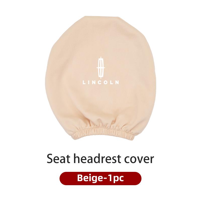 Car Seat Headrest Cover Cotton Dustproof Protector Cover Headrest Decoration Accessories For Lincoln MKZ MKX Aviator Navigator C Q1