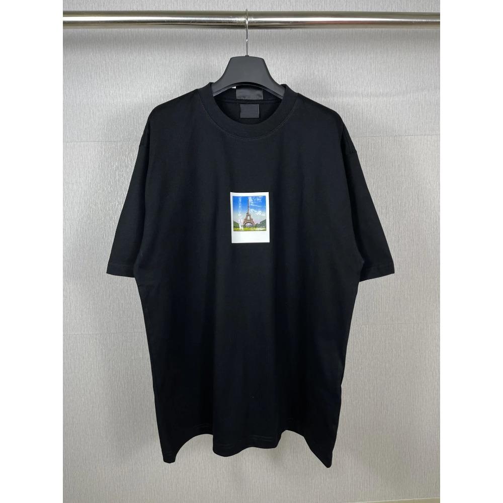 2024 модная мужская женская футболка летняя хлопковая футболка свободного покроя с коротким рукавом футболка с принтом бренда класса люкс верхняя одежда уличная одежда