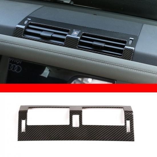 ABS Carbon Center Air Outlet Vent Frame Trim For Land Rover Defender -2024