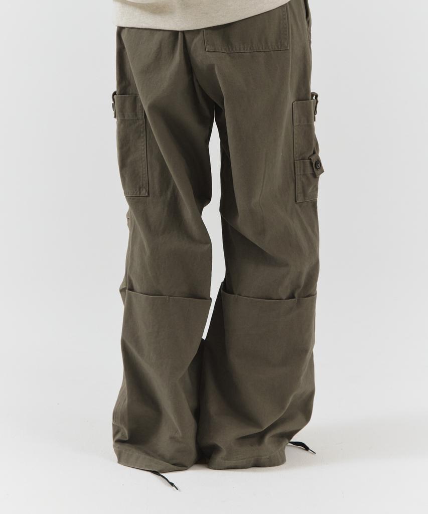 PARAKEET Vintage Washed Cotton Work Pants (Khaki)