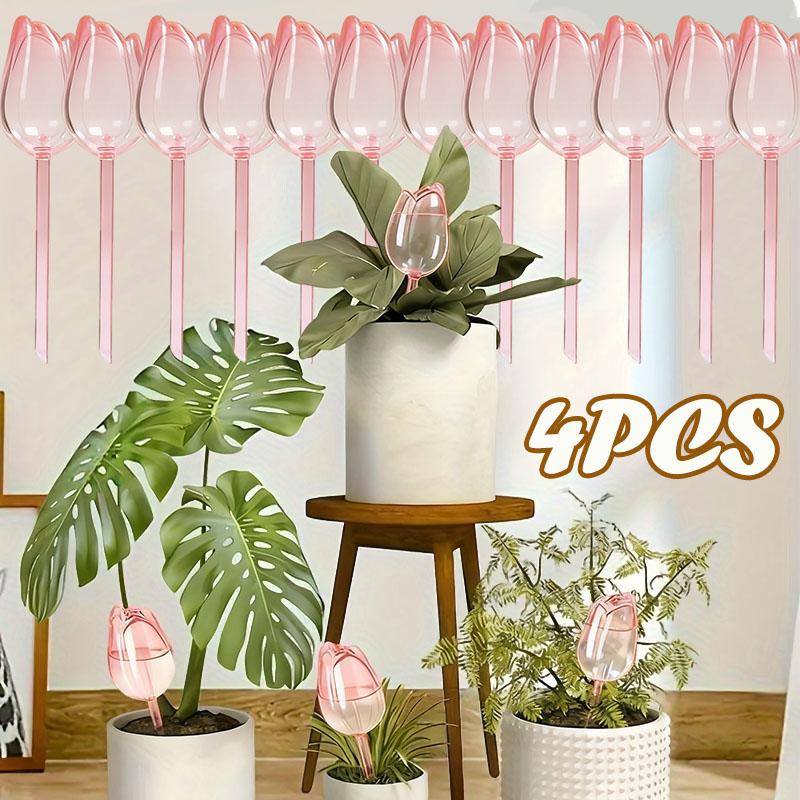 2/4/1 шт. тюльпановидная лейка, колба для воды, устройство автоматического капельного полива, для комнатных и уличных горшечных подвесных растений, долгосрочный медленный капельный полив