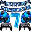 Game Themed Balloon Set Gamepad Birthday Anniversary Arrangement Game Party Celebration Supplies