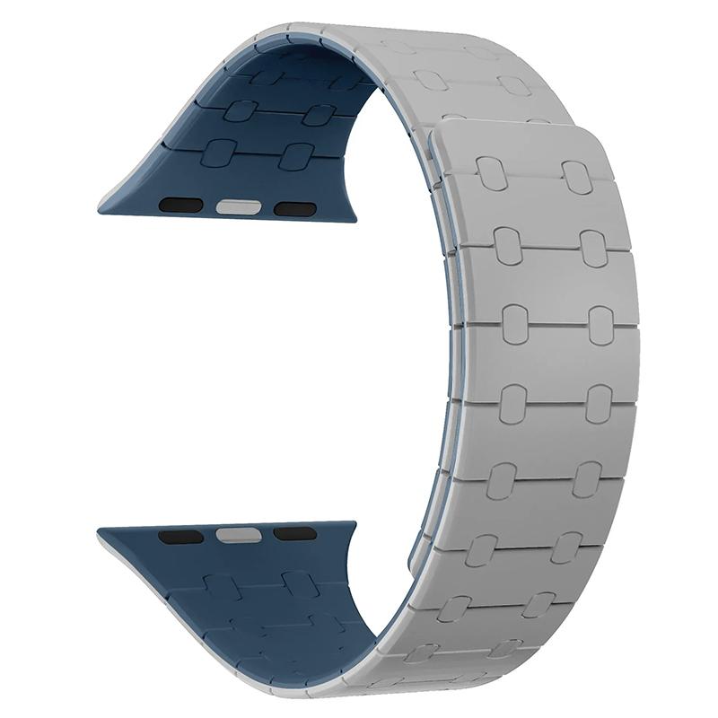 Силиконовый магнитный ремешок для Apple Watch Band Ultra 2 49 мм 44 мм 40 мм S10 46 мм 42 мм 41 мм 45 мм Браслет IWatch Series 9 8 7 6 SE 5