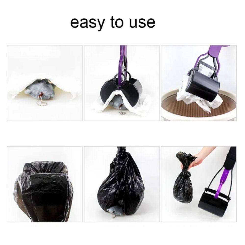 Comfortable Handle Pet Poop Scooper Large Capacity Animal Waste Shovel Dog Feces Collector Walking