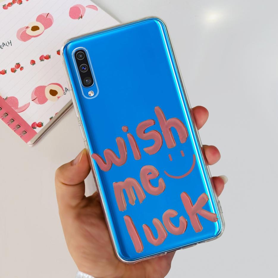 Для Samsung Galaxy A50 Чехол A30s A50s Милый Модный Расписной Задний Чехол Чехол для Телефона Для Samsung A50s Galaxy A30s A 50 s Мягкие Fundas
