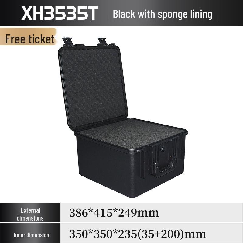 Xihua IP67 Водонепроницаемый Пластиковый Ящик для Инструментов с Сертификацией ROHS, Утолщенный - 35x35 Квадратный Влагозащитный Кейс для Приборов