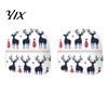 Festive Holiday Car Supplies 2Pcs Christmas Headrest Covers, Elastic Printed Head Rest Cover, Universal Fit Case Funny Auto Pillow Protector for Cars,