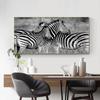 Постеры и принты в виде зебр, холсты с изображениями животных, черно-белые картины, настенное искусство для гостиной,