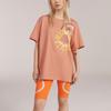adidas Stella McCartney Tpa Bike T полосатый принт сзади карман на молнии спортивные брюки женские брюки оранжевый HT5015