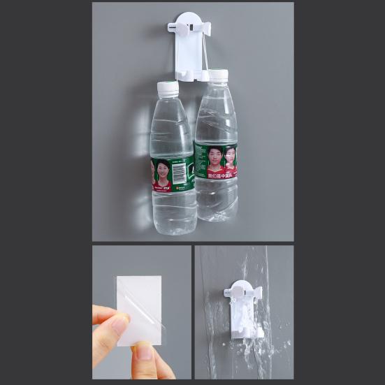 Полка для ванной комнаты многоразовая однотонная, сохраняйте порядок