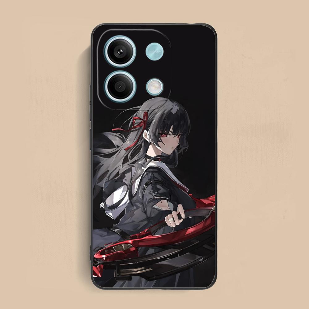 Чехол для телефона Wuthering Waves Chisa для Xiaomi Redmi 15 14 13 12 A5 3 2 1 C Plus 4G 5G Мягкий ТПУ Ударопрочный Чехол