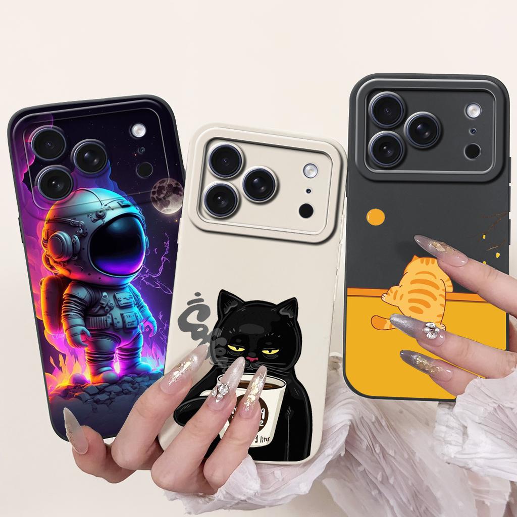 Чехол для Apple iPhone 17 Pro Max 2025 Новый Модный Мультяшный Чехол Мягкий Силиконовый Чехол для Телефона Для iPhone 17 Air iPhone17 Pro Max Сумки