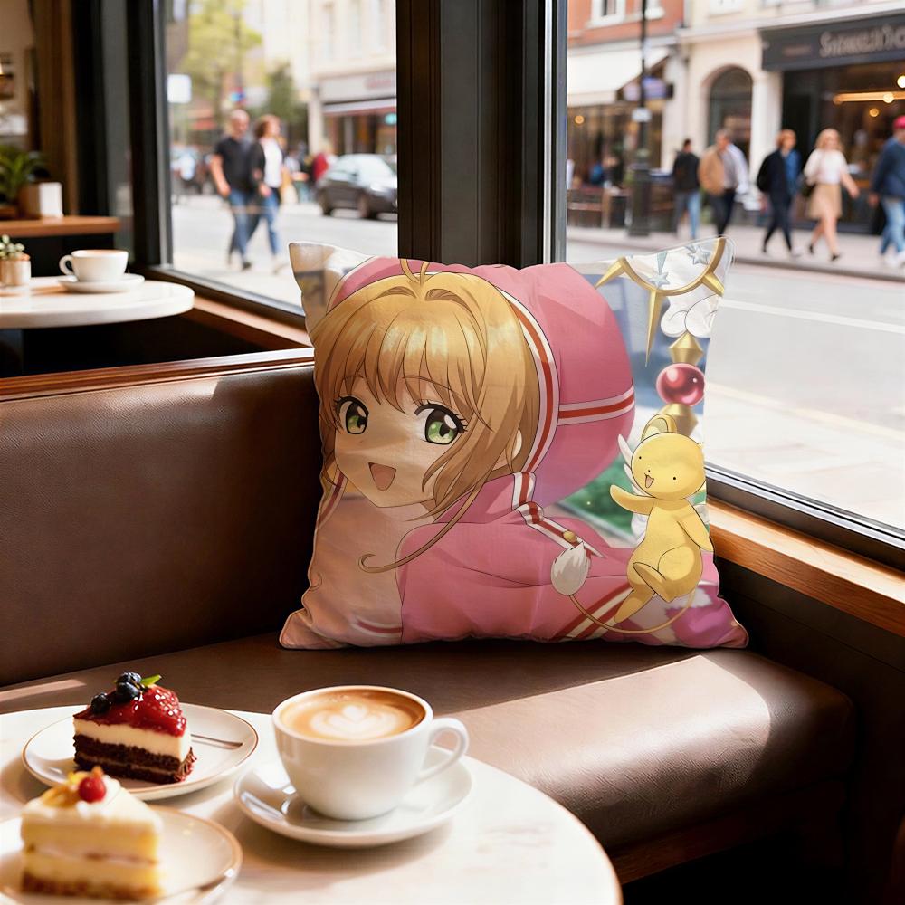 Anime Cardcaptor Sakura Cushion Cover Decorative Cushions Covers Cover Sofa x Pillow Piece x x Pillowcase