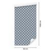 Light gray and blue dots wallpaper for living room and bedroom 50x1000