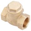 Golden Brass One Way Female Thread Swing Check Valve  Brass Check Valve Parts (DN15)