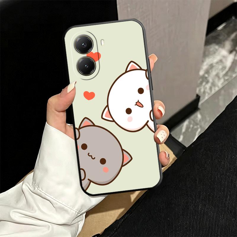 Cartoon Cute Peach Goma Soft Phone Case for Xiaomi Poco X5 X6 X7 X8 Pro Max X3 F7 F8 Ultra M8 M7 M6 M5 Redmi 15 15C 14C 13C 12C