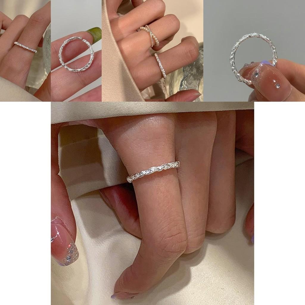 Stylish Minimalist Geometric Copper Ring For Women Ins Luxury Design 2023 Spring