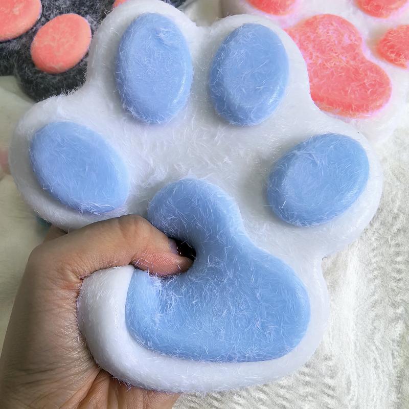 12/14 см Большие Кошачьи Лапки Сквиши Игрушки Ручной работы Ультра Мягкие Таба Сквиши Большие Кошачьи Лапки Сжималки Игрушки-антистресс для Снятия Стресса