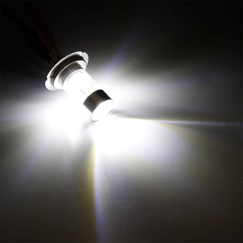 2Pcs Led Bulb White Car Motorcycle Headlight High Power 8000K Fog Light Driving