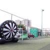 Size 4 Sticky Soccer Ball Inflatable Felt Soccer Ball Target Shooting Ball  For Outdoor Games