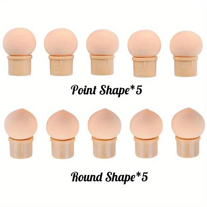 Двусторонний градиентный штриховой карандаш, кисть для точечной росписи, спонж-головка, ручка со стразами, кисть для нейл-арта, кисть для рисования нейл-арта, инструменты для маникюра