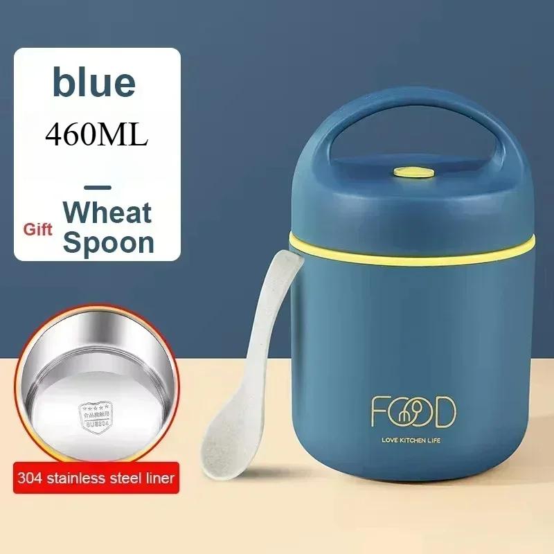 Термо-ланчбокс из нержавеющей стали, герметичный, для еды, портативный, термо-банка, изолированная чашка для супа, контейнеры-термосы для бенто большой вместимости