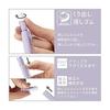 Механический карандаш Tombow Pencil Monograph 0,5 мм, набор с ластиком MONO, Clear Purple PPA-241F, механизм Flex-Knock, механизм Flex-Lock, выдвижной ластик MONO